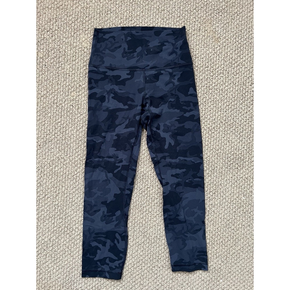 Lululemon Women's Align High-Rise Jogger Crop Size 4 Heritage 365 Camo Deep Coal
